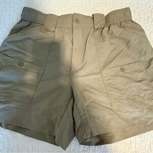 Men’s AFTCO Fishing Shorts Tan Size 36